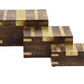 Brown Mango Wooden Boxes, Set of 3