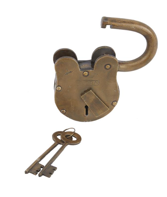 Brass Metal Lock & Key