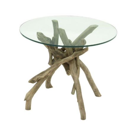 Natural Driftwood Side Table