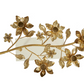 Gold Metal Floral Candelabra