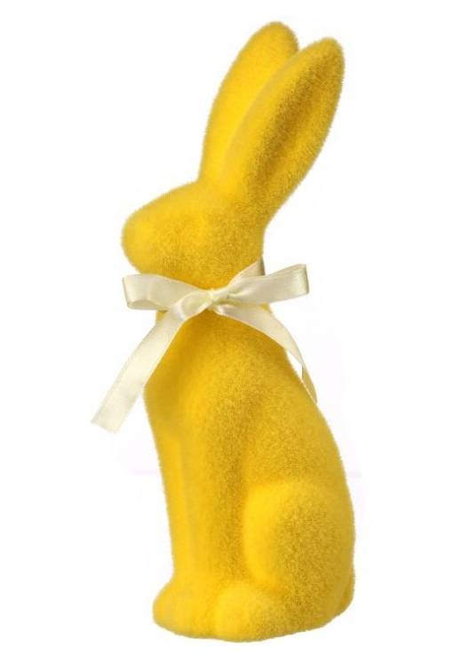 Terracotta Flocked Bunny (Various Colors)