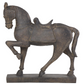 Brown Polystone Horse Sculpture