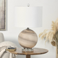 Beige Glass Marble Table Lamp