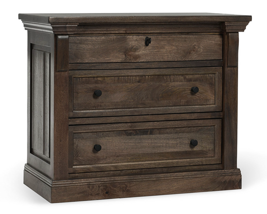 Adelaide 3 Drawer Nightstand, Cocoa