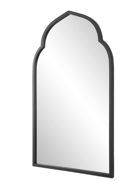 Kenitra Black Arched Mirror