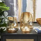 Gold Glass Concaved Iridescent Vase (Various Sizes)