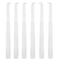 Set of 6 Taper Candles, White
