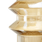 Clear Amber Vase
