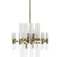 Gold Metal Crystal Chandelier