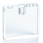 Rectangular Crystal Glass Taper Holder