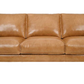 Bruno Leather Sofa, Dallas Saddle