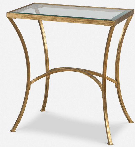 Alayna End Table, Gold