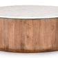 Josie Round Mango Wood Coffee Table