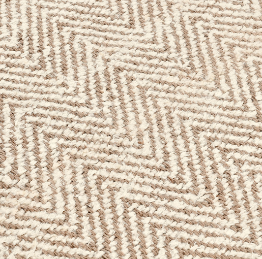 Herringbone Chenille, Ivory/Natural 8'X10