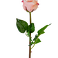 25" Beauty Rose Bud, Light Coral