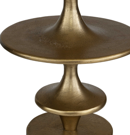 Flight Accent Table, Brass