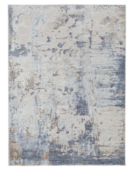 Laina Rug, Blue/Ivory (Various Sizes)