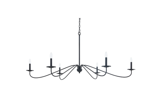 Hunter Chandelier, Black