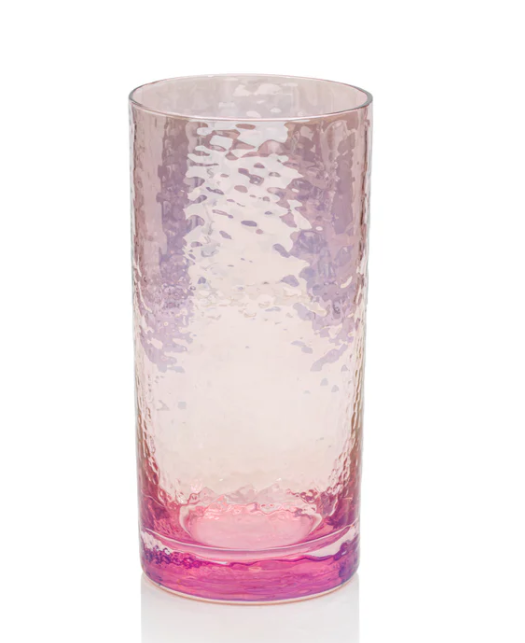 Aperitivo Highball Glass, Luster Pink