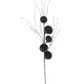 38" Velvet Pumpkin Stem, Black