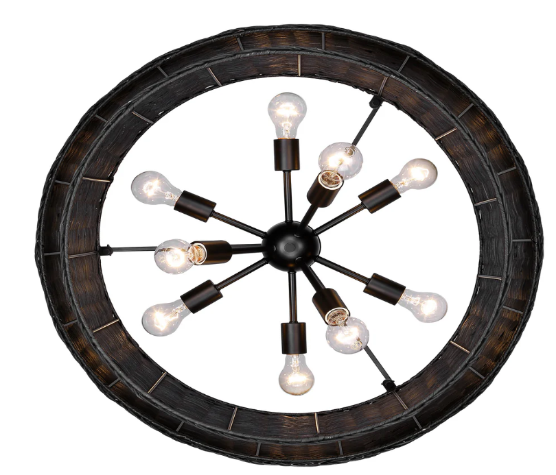 Erma 9 Light Chandelier