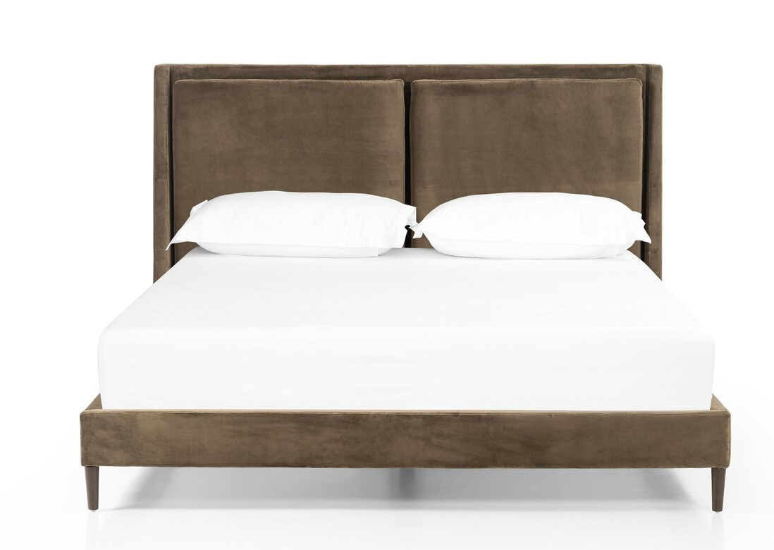 Potter King Bed, Surrey Olive