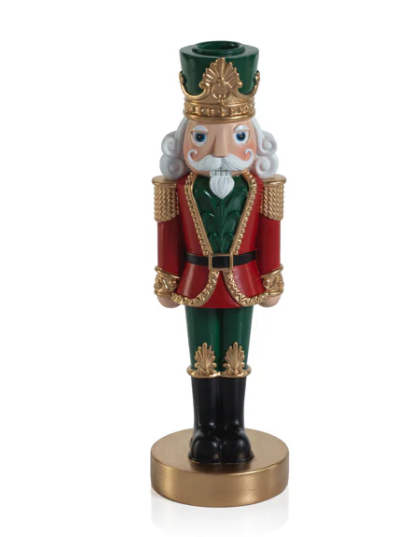 Nutcracker Taper Candle Holder