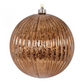 6" Mocha Mercury Lined Ball Ornament