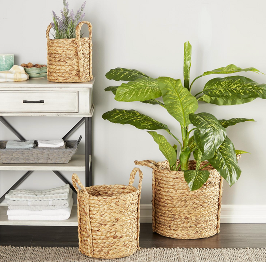 Brown Seagrass Storage Basket (Various Sizes)