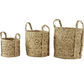 Brown Seagrass Storage Basket (Various Sizes)