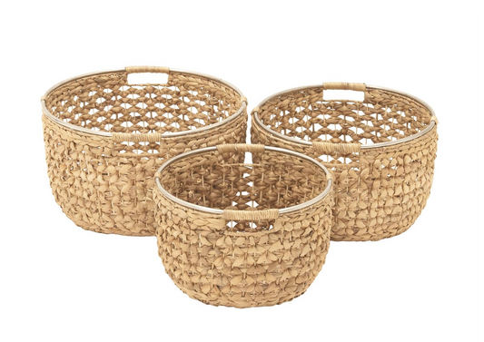 Light Brown Seagrass Storage Basket (Various Sizes)