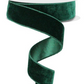 Deluxe Velvet/Satin Back Ribbon, Hunter Green