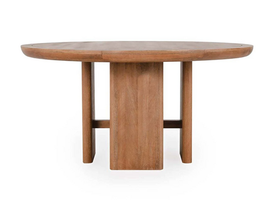 Elena Mango Wood 60" Round Dining Table