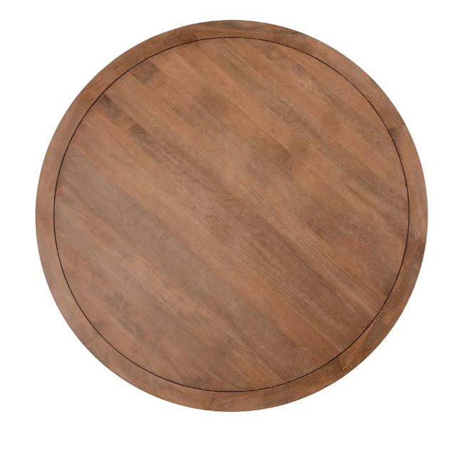 Elena Mango Wood 60" Round Dining Table