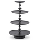 Black 4-Tiered Graduated Stand