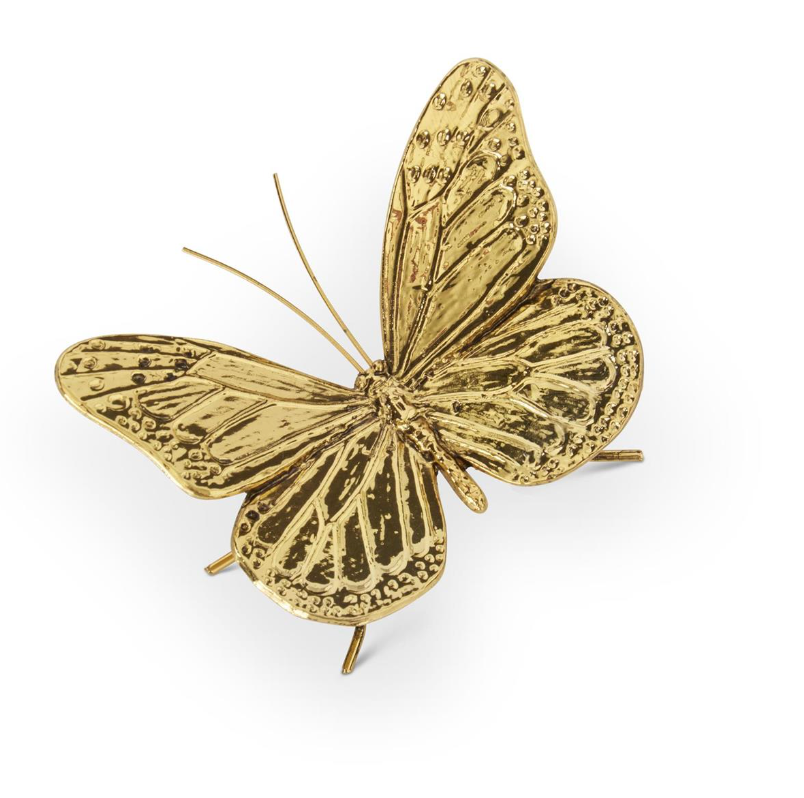 Set of 6 Gold Butterflies