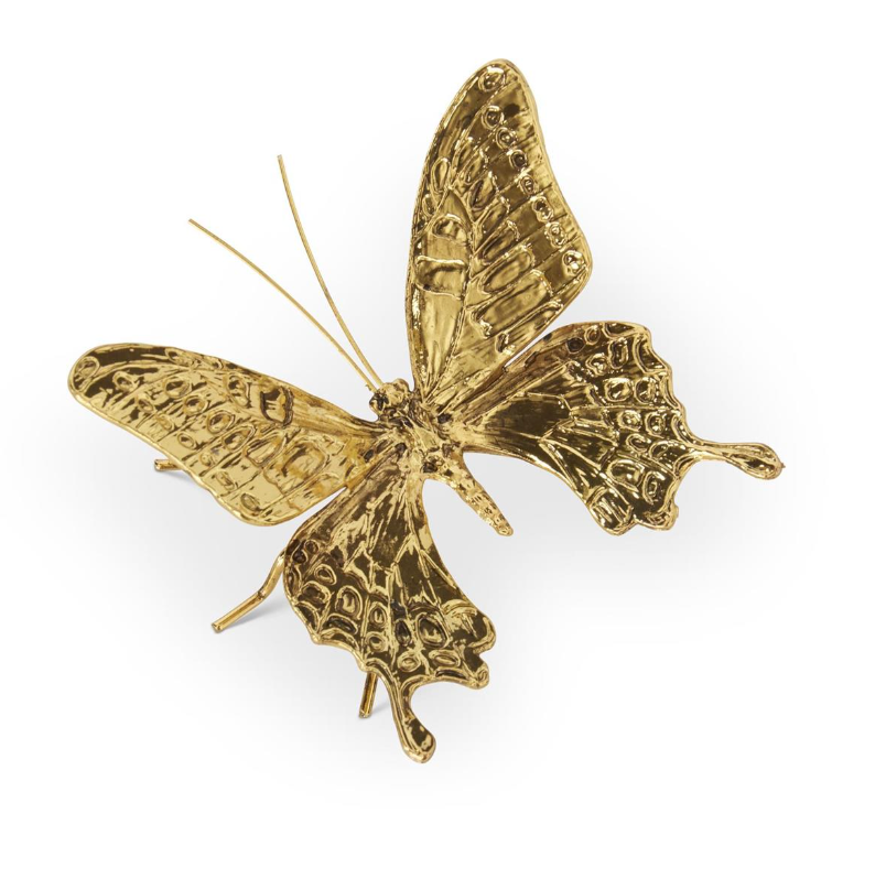 Set of 6 Gold Butterflies