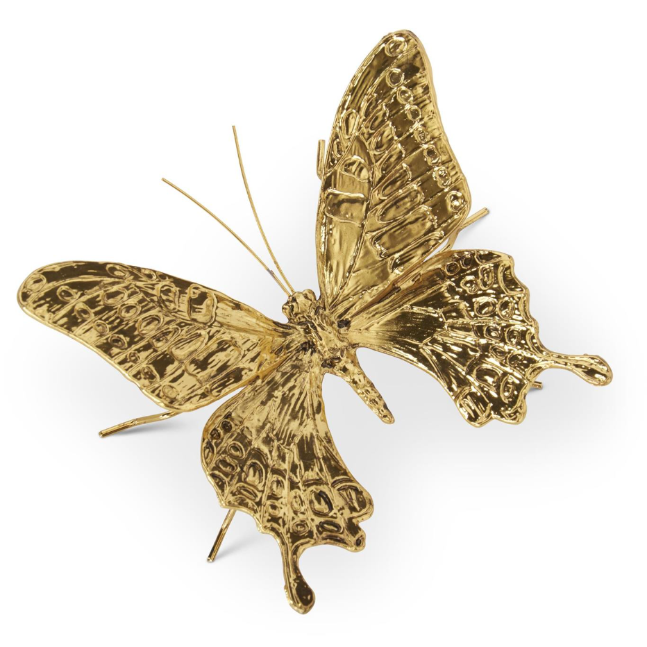 Set of 6 Gold Butterflies