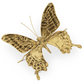 Set of 6 Gold Butterflies