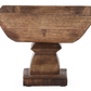 Square Wood Bowls on Pedestals (Various Sizes)