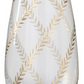 Gold Gilded Leaf Etched Glass Vases (Various Sizes)