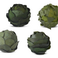 Assorted 3.75 Inch Green Filler Balls (4 Styles)