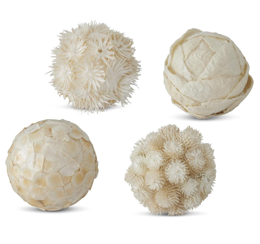 Assorted 3.75 Inch Cream Filler Balls (4 Styles)