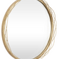 Cosmopolitan Metal Wall Mirror, Gold