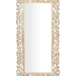 Light Brown Traditional Wood Wall Mirror