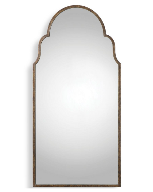 Black Tall Arched Mirror