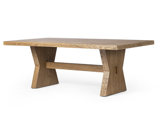 Tiller Dining Table, Solid Oak