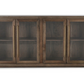 Bradley 4 Door Oak Sideboard, Cocoa Brown