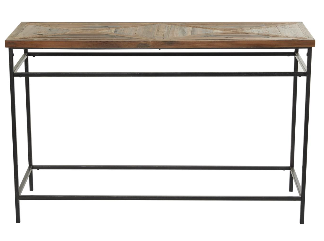 Wood & Metal Console