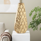 Gold Textured Teardrop Vase